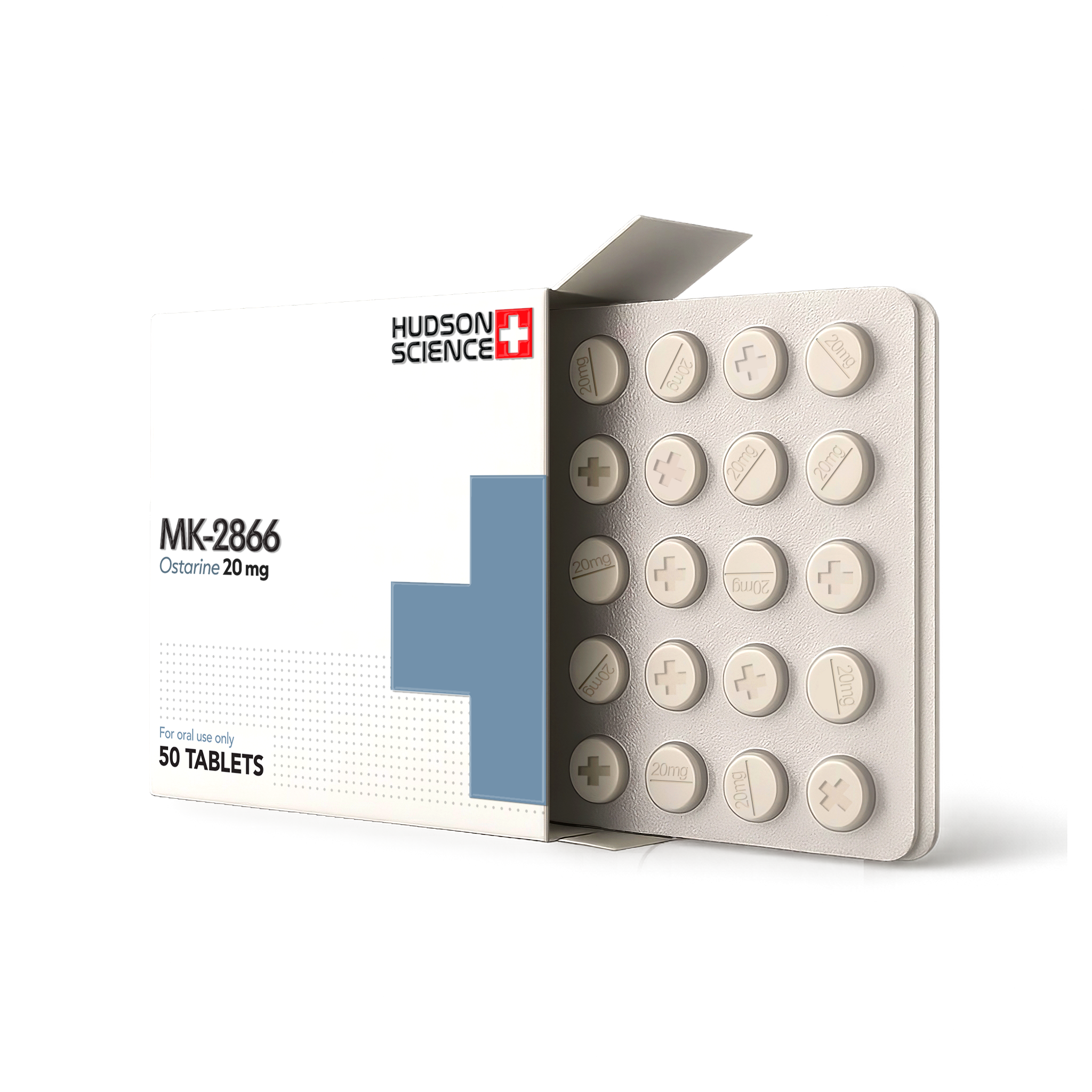 OSTARINE (MK-2866) 20MG X 50 - Hudson Science (Certificate of Analysis, Second Image)