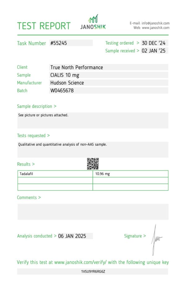 TEST REPORT