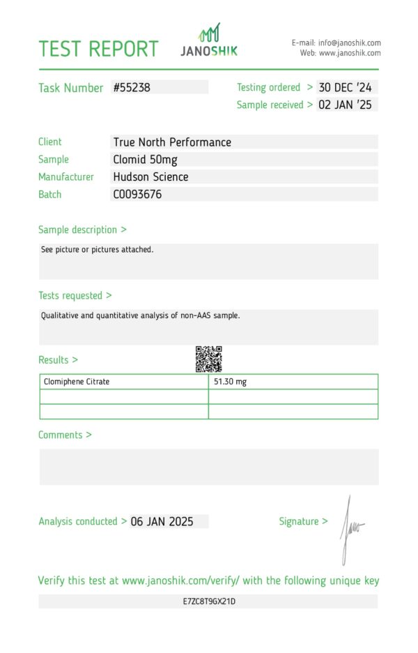 TEST REPORT
