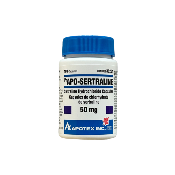 ZOLOFT (SERTRALINE) 50MG X 100 - APOTEX - CANADA PHARMACEUTICAL GRADE