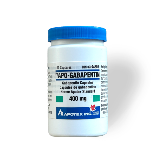 GABAPENTIN 400MG x 100 – APOTEX | CANADA PHARMACEUTICAL GRADE