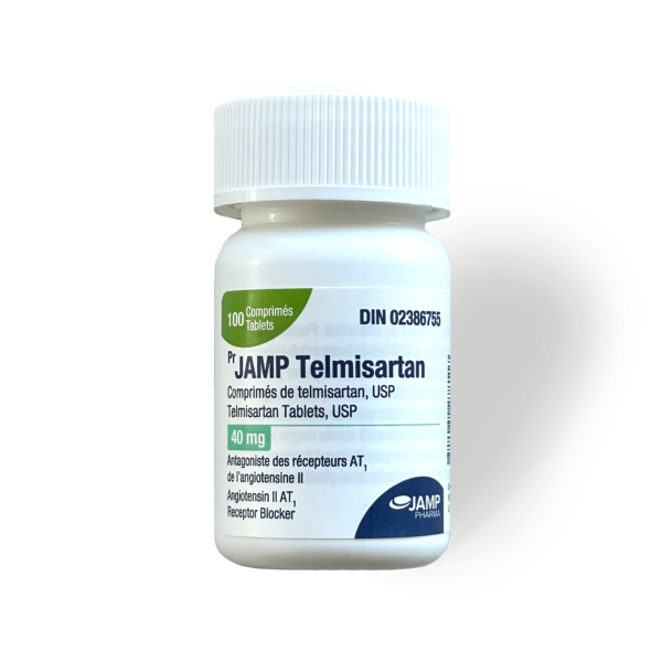 TELMISARTAN 40MG x 100 – JAMP PHARMA | CANADA PHARMACEUTICAL GRADE