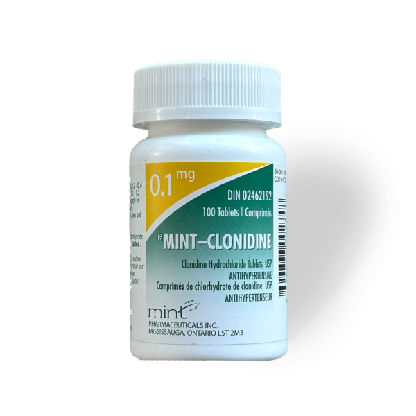 CLONIDINE 100MCG x 100 – MINT | CANADA PHARMACEUTICAL GRADE