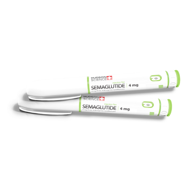 (2 PACK) Semaglutide (Ozempic)  Injection Pen 4mg | Adjustable dosage – 0.25mg / 0.5mg / 1mg – Hudson Science