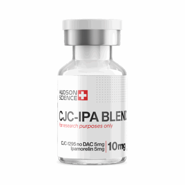 CJC-IPA BLEND (CJC-1295 NO DAC 5MG + IPAMORELIN 5MG) – HUDSON SCIENCE