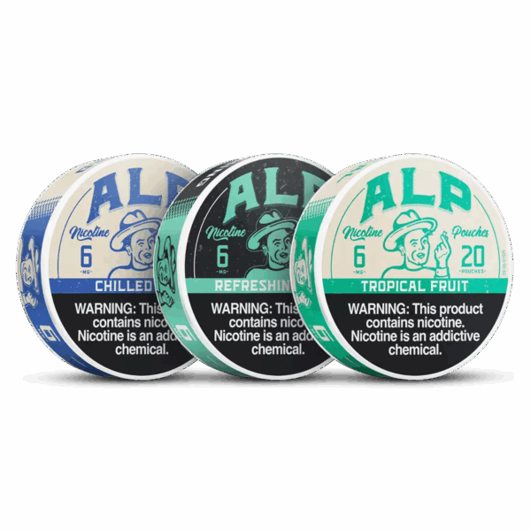 ALP Nicotine Pouches 6 mg or 12 mg [3 FLAVORS] | Single or 6 Pack