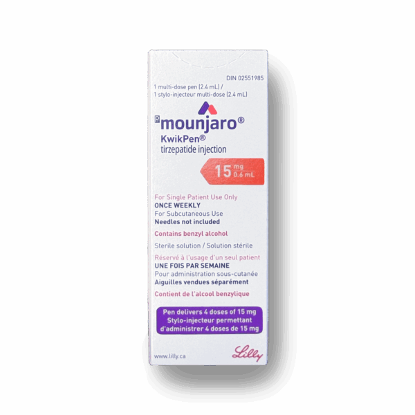 Mounjaro® 60mg [15mg/0.6mL - 2.4mL] multi-dose KwikPen® (tirzepatide Injection Pen) - Lilly
