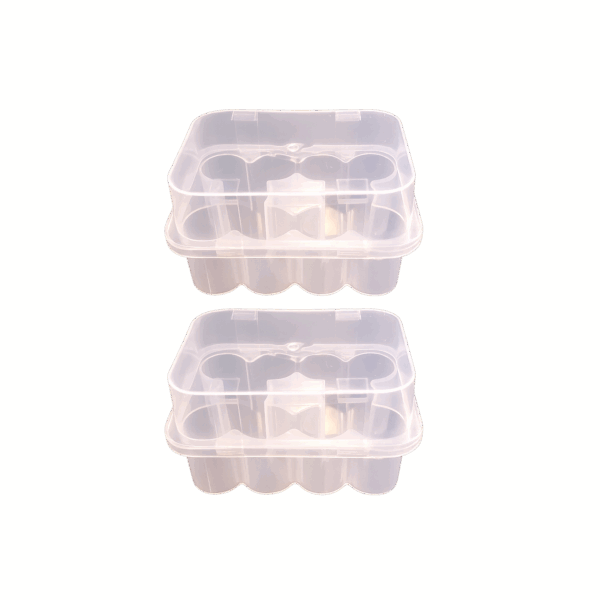2 PACK - Peptide storage case [10 vial storage each]