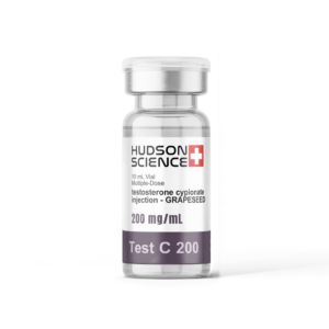 TESTOSTERONE CYPIONATE 200MG/ML – Hudson Science GRAPESEED OIL