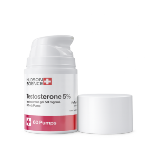 Testosterone 5% Gel – 2.5 g [25 mg of testosterone] per Pump [60 pumps Total | 1500 mg Total Testosterone] Professionally Compounded Transdermal Delivery [BRAND NEW]